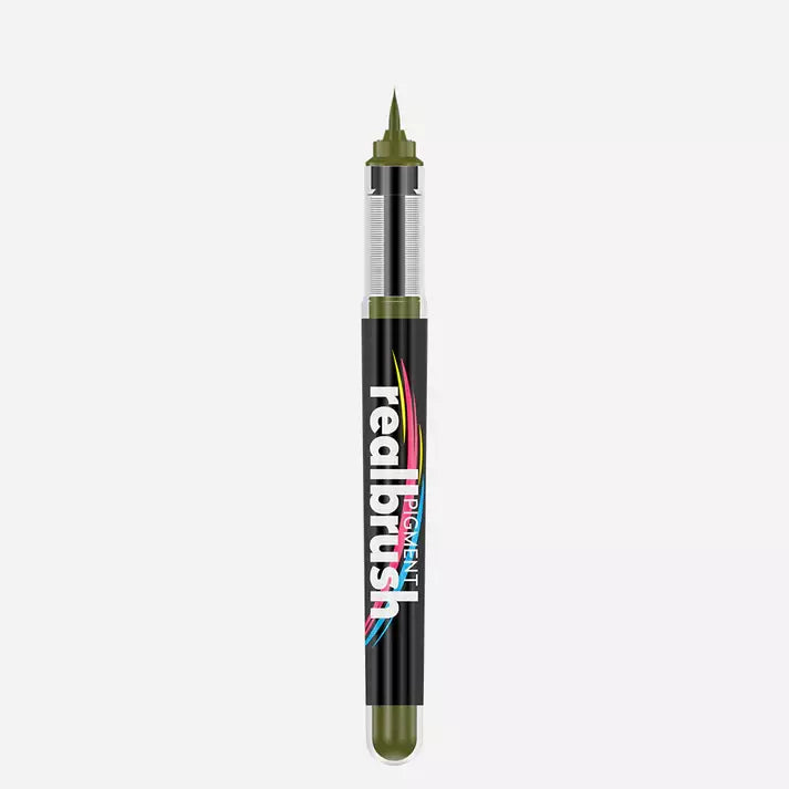 Realbrush Pigment Marker Olive Green