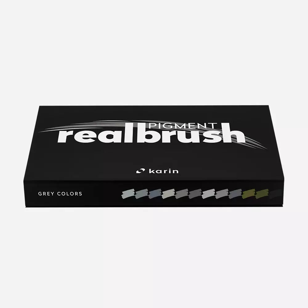 Realbrush Pigment Set 12 Grey Colors