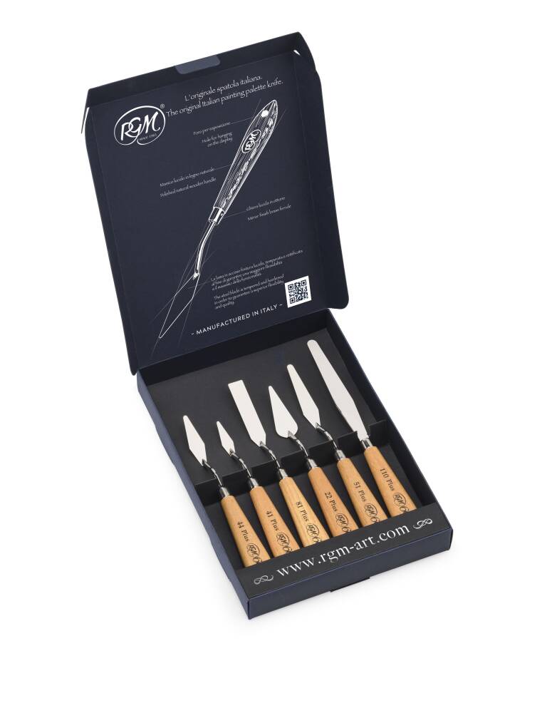 Rgm Plus Line Steel Spatula Set