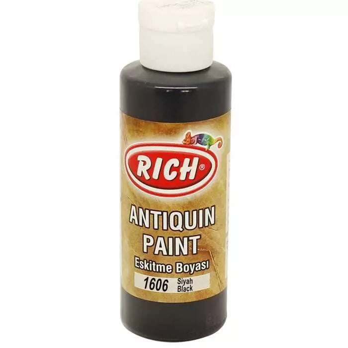 Rich Antique Paint 3040 Black 120 cc