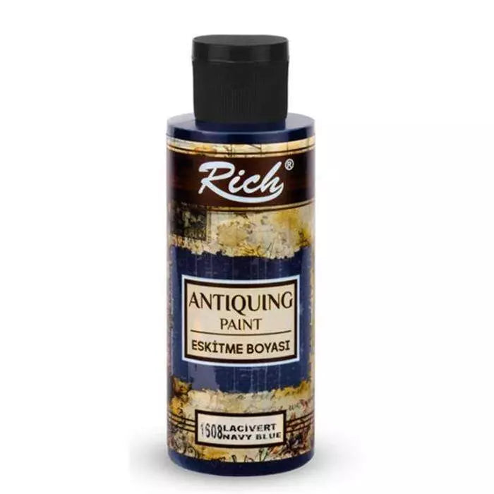 Rich Antique Paint 3041 Navy Blue 120 cc