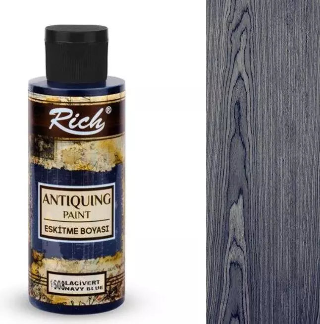 Rich Antique Paint 3041 Navy Blue 120 cc