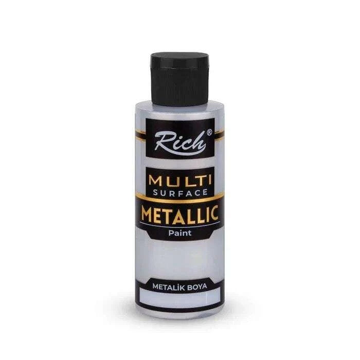 Rich Multisurface Metallic Paint 3710 Silver 120 cc