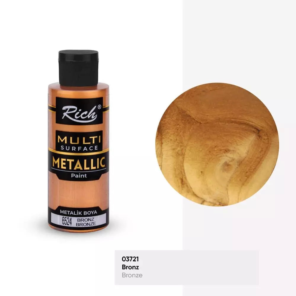 Rich Multisurface Metallic Paint 3721 Bronze 120 cc