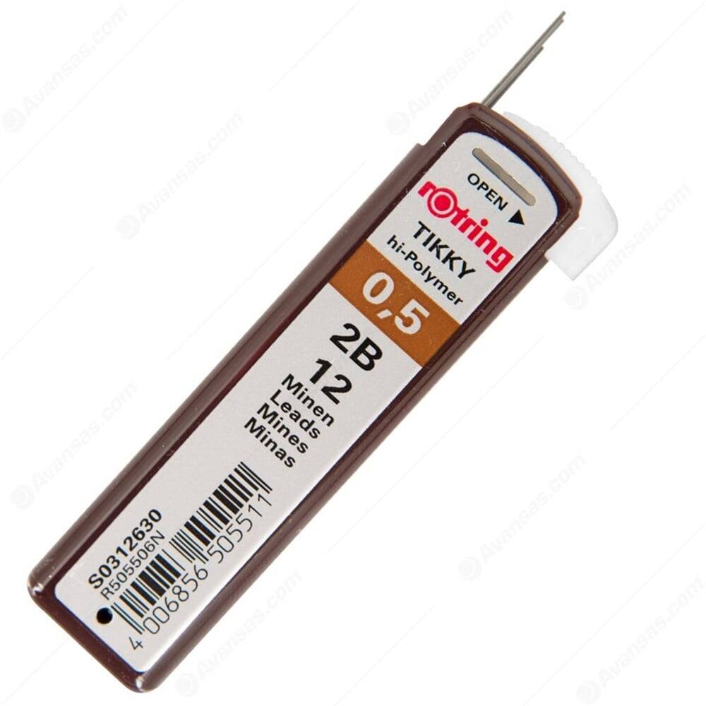 Rotring 0.5 mm 2B Hi-Polymer Pen Tip