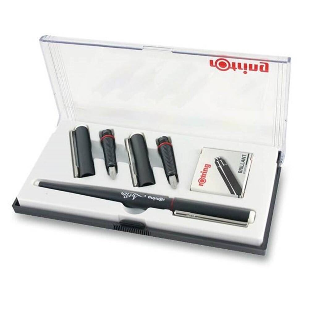 Rotring Artpen Fountain Pen Set 1 mm - 1.5 mm - 2 mm (Specially Cut for Calligraphy)
