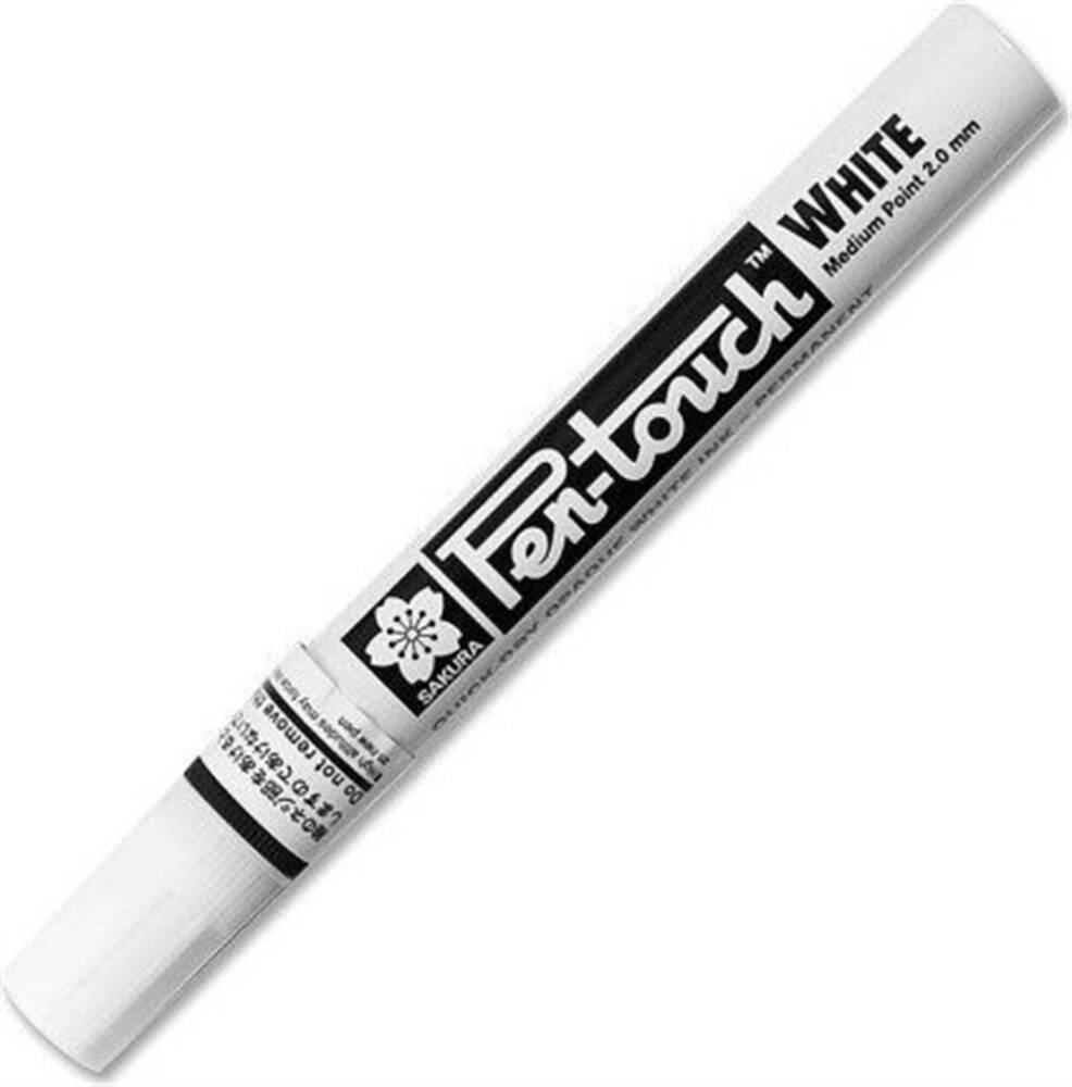 Sakura Pen-Touch Permanent Marker Medium 2,0 mm Beyaz