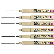 Sakura Pigma Micron 01 Çizim Kalemi Siyah 0.25 mm