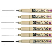 Sakura Pigma Micron 08 Çizim Kalemi Siyah 0.50 mm