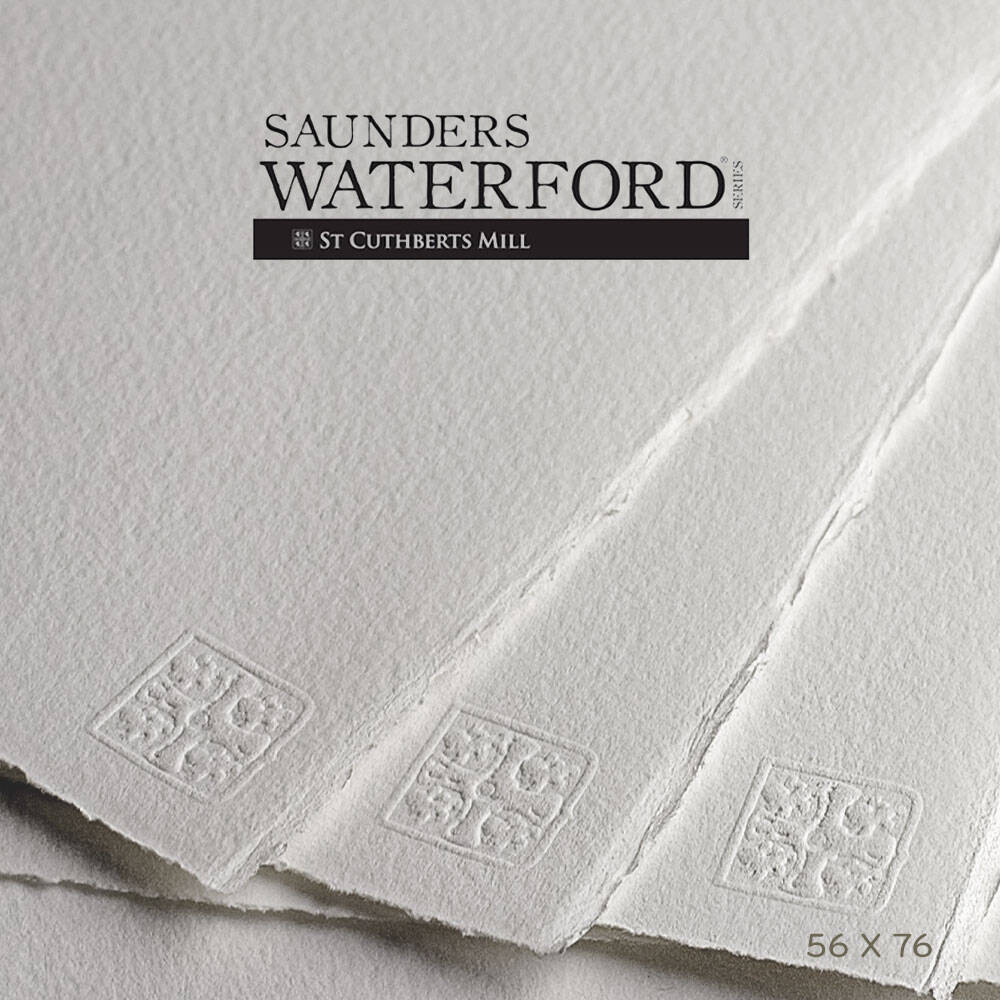 Saunders Waterford Sulu Boya Kağıdı 56x76 cm 638 gr White Hot Pressed