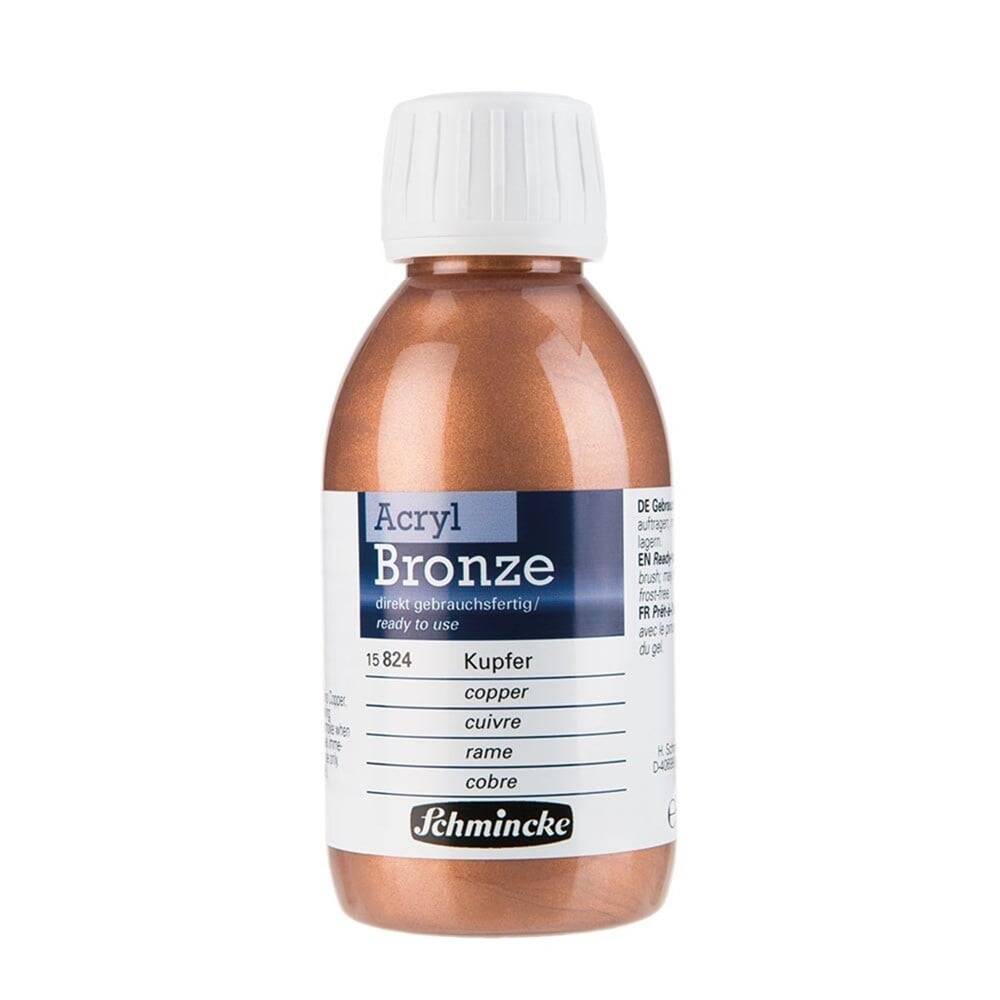 Schmincke Acrylic Bronze Metal Acrylic Paint 150 ml 824 Copper