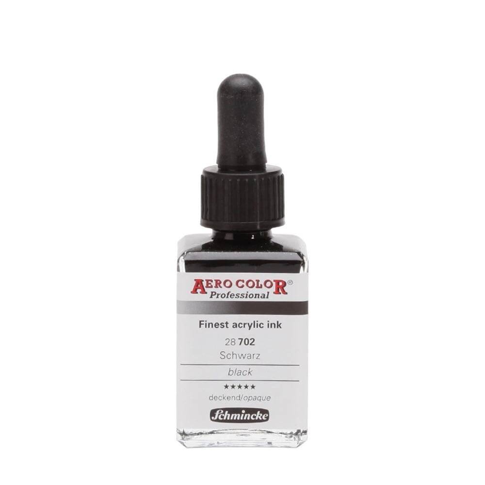 Schmincke Aero Color Acrylic Airbrush Ink 28 ml 702 Black