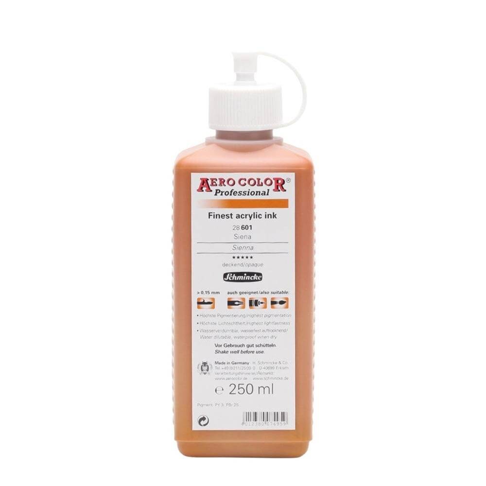 Schmincke Aero Color Akrilik Mürekkep 250 ml 601 Sienna