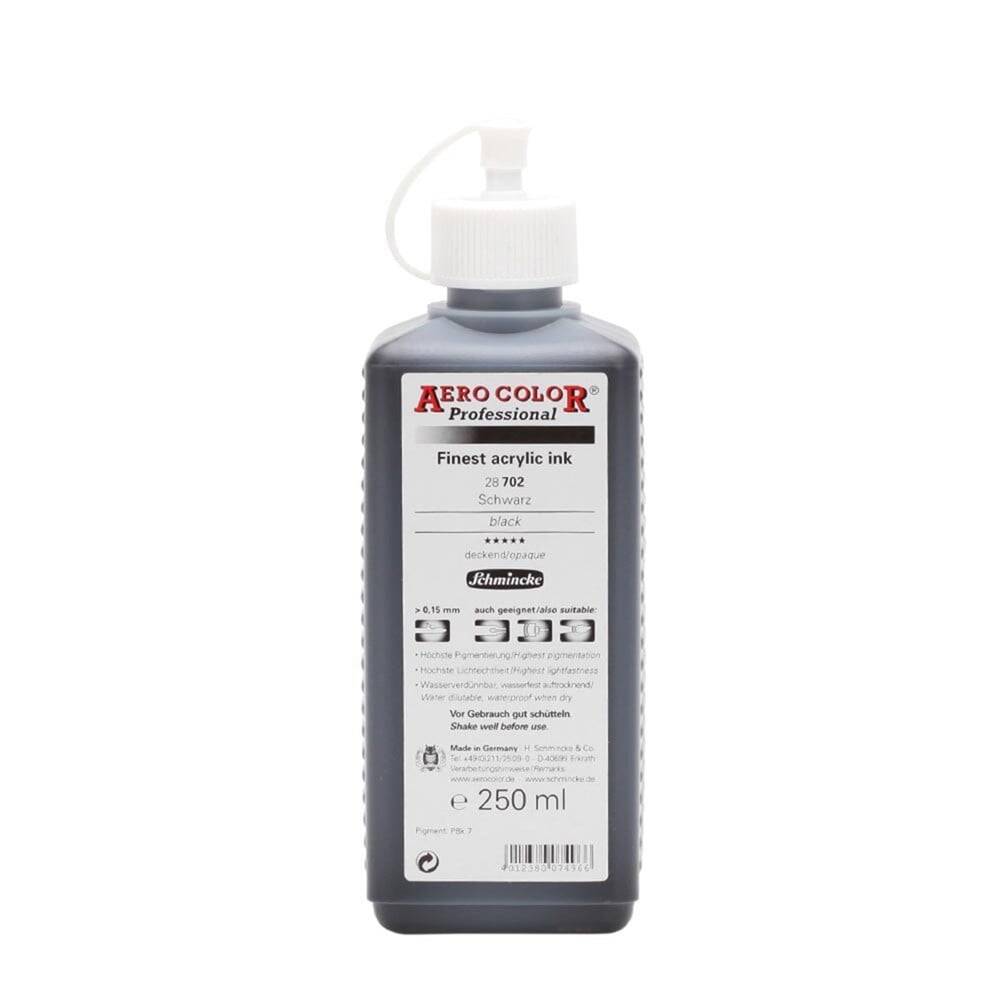 Schmincke Aero Color Akrilik Mürekkep 250 ml 702 Black