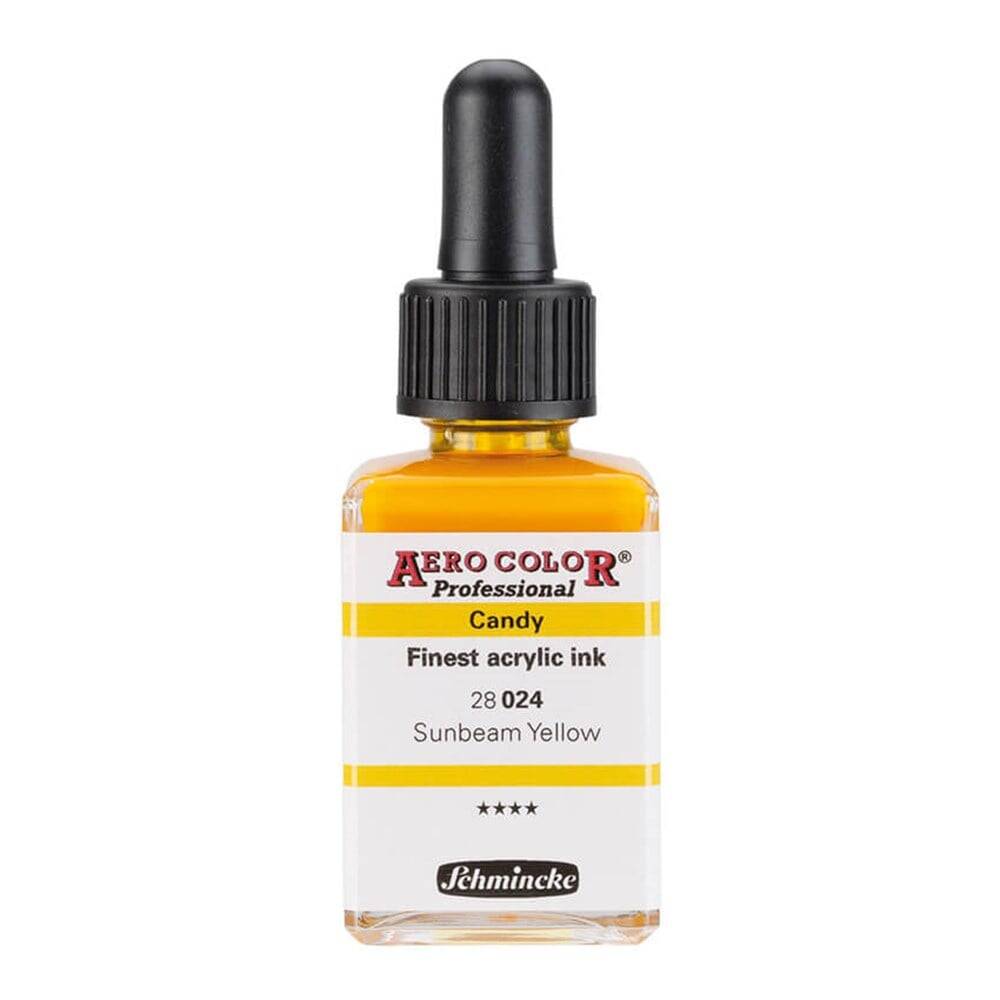 Schmincke Aero Color Akrilik Mürekkep 28 ml 024 Sunbeam Yellow