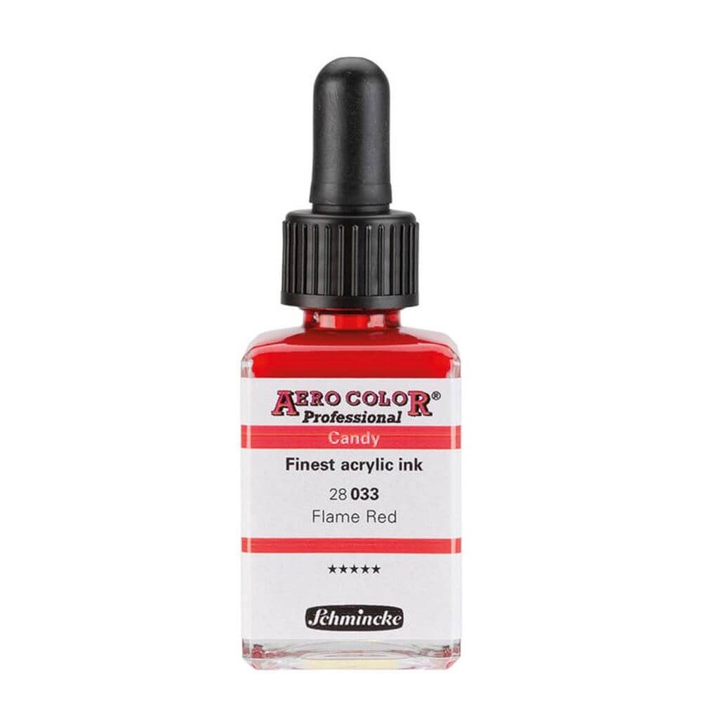 Schmincke Aero Color Akrilik Mürekkep 28 ml 033 Flame Red