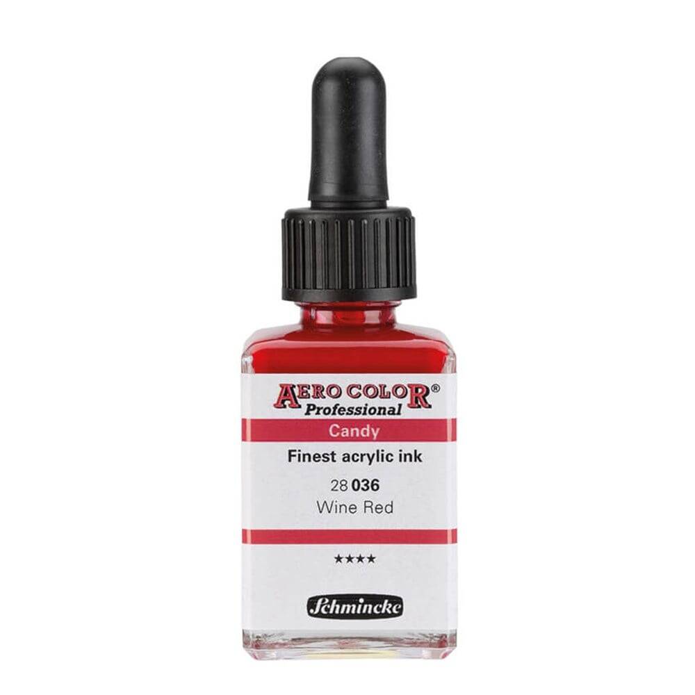 Schmincke Aero Color Akrilik Mürekkep 28 ml 036 Wine Red