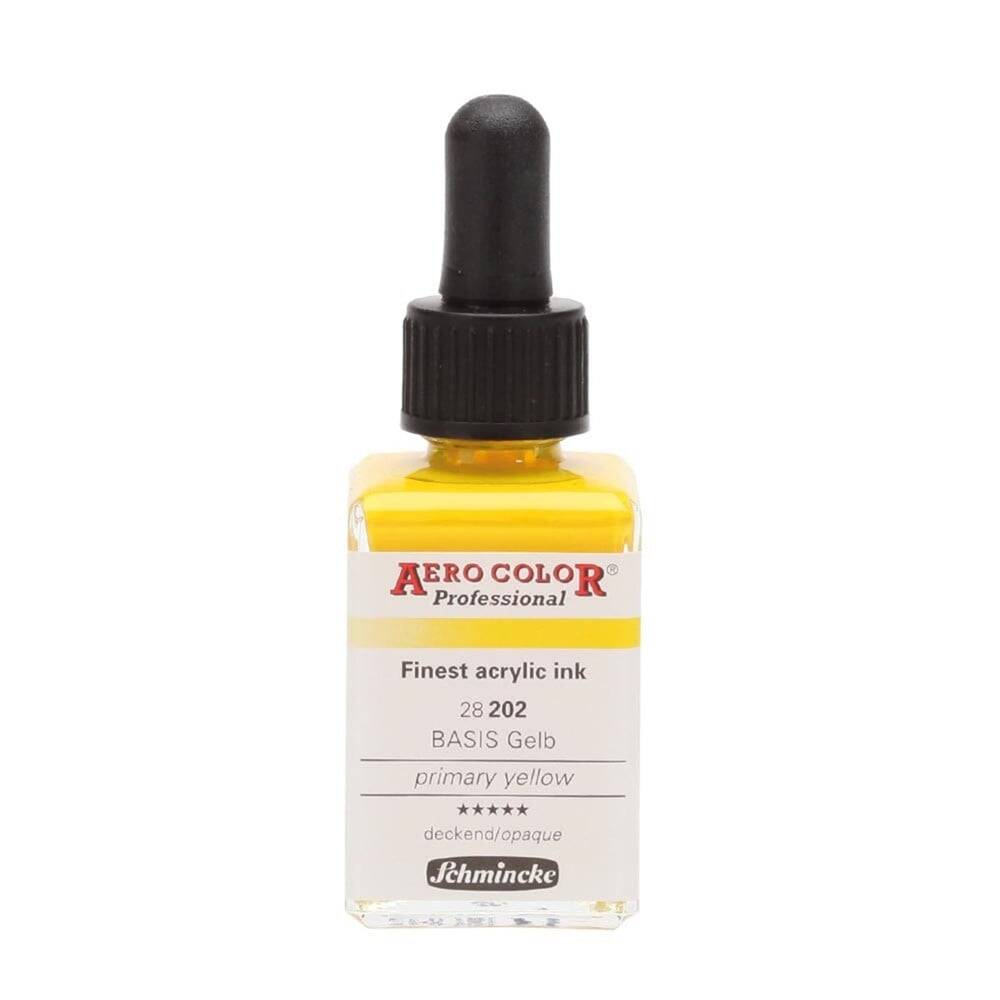 Schmincke Aero Color Akrilik Mürekkep 28 ml 202 Pimary Yellow