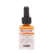 Schmincke Aero Color Acrylic Ink 28 ml 204 Cadmium Orange Hue