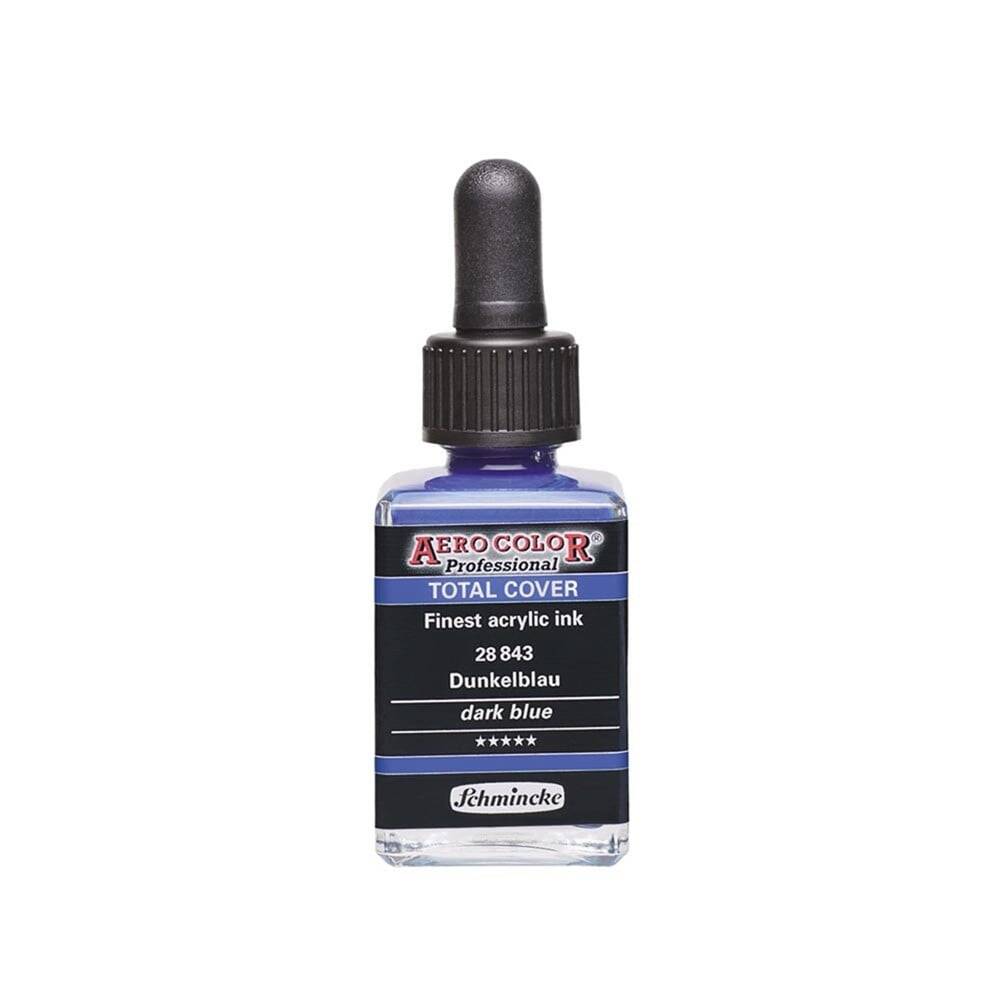 Schmincke Aero Color Akrilik Mürekkep 28 ml 843 Dark Blue