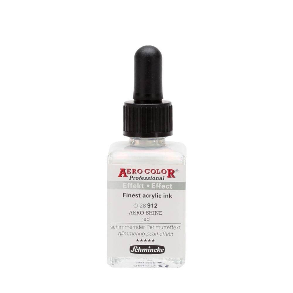 Schmincke Aero Color Akrilik Mürekkep 28 ml 912 Aero Shine Red
