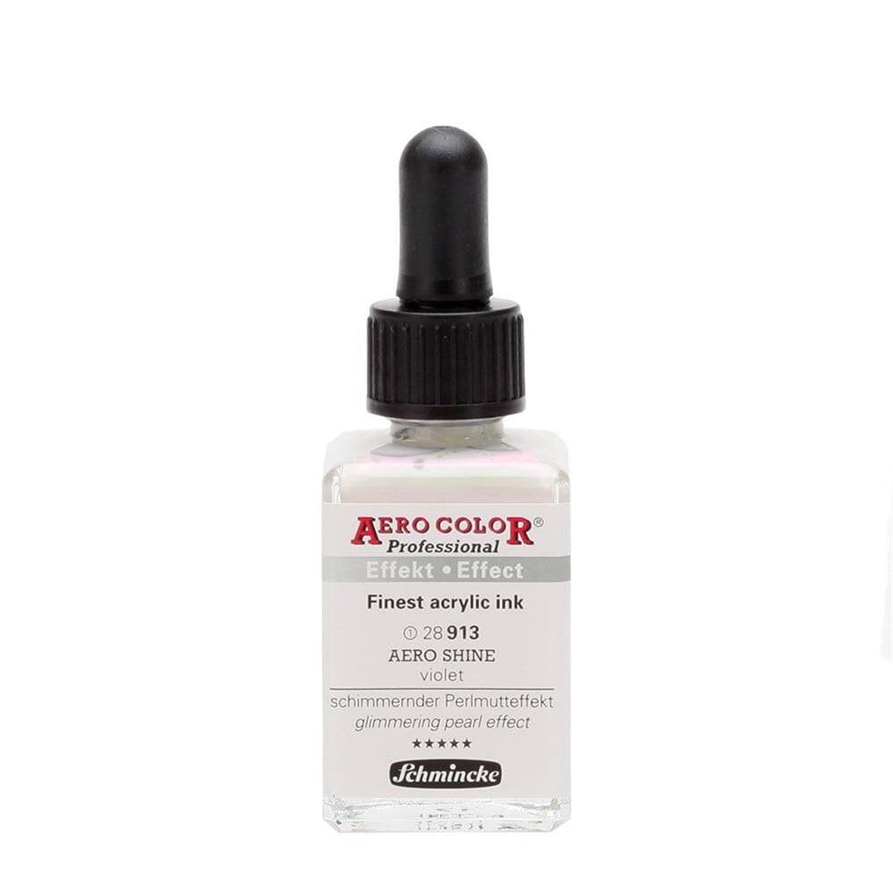 Schmincke Aero Color Akrilik Mürekkep 28 ml 913 Aero Shine Violet