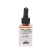 Schmincke Aero Color Acrylic Ink 28 ml 916 Aero Metallic Brilliant Bronze