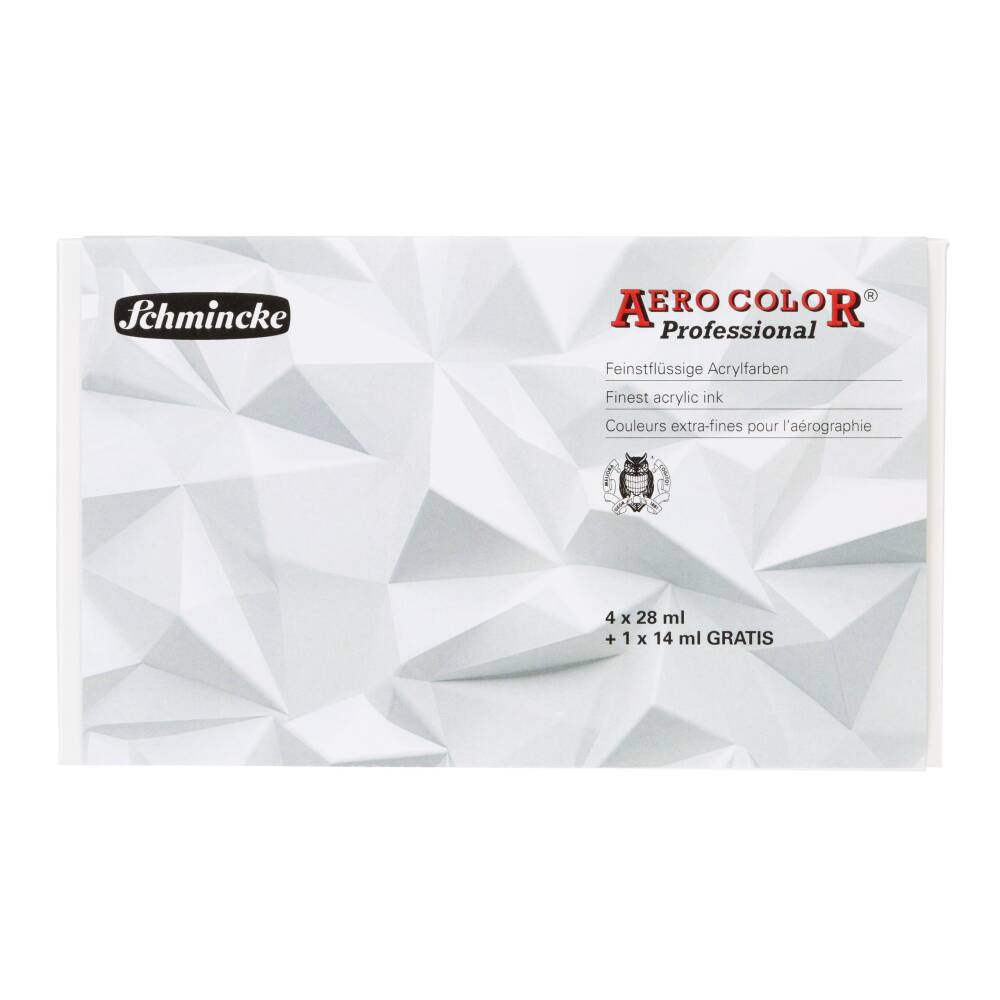 Schmincke Aero Color Acrylic Ink Set Gratis 4x28 ml + 1x14 ml
