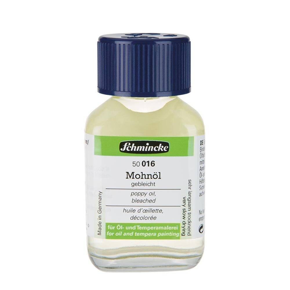 Schmincke Bleached Poppy Seed Oil 60 ml