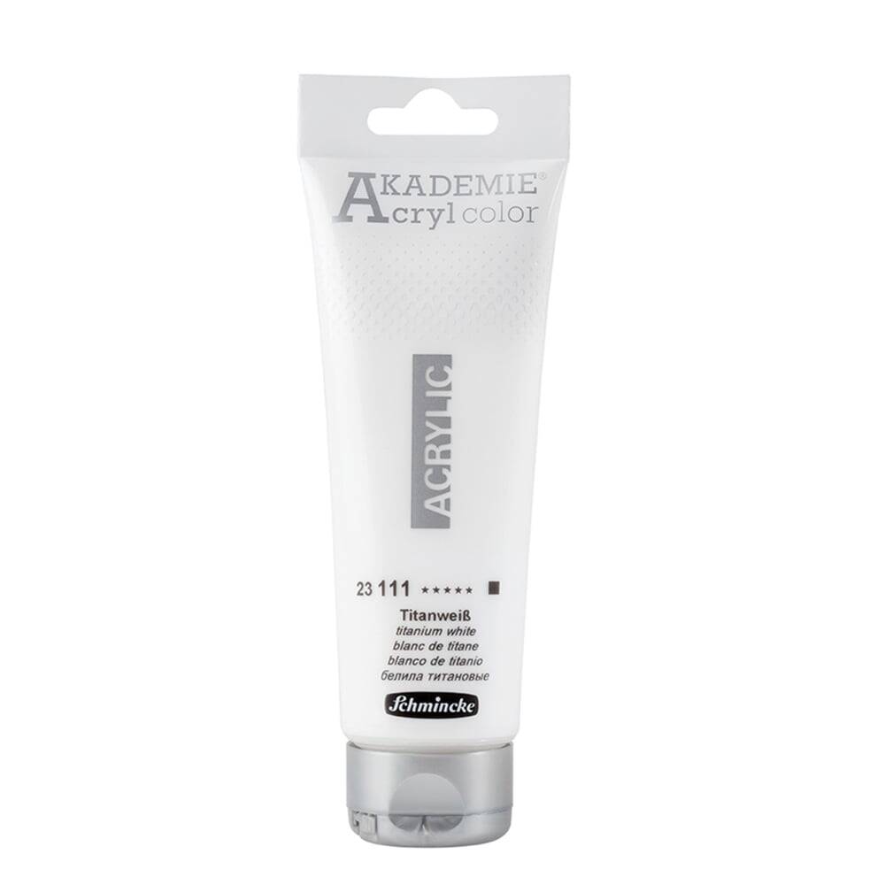 Schmincke Akademie Acrylic Paint 120 ml 111 Titanium White