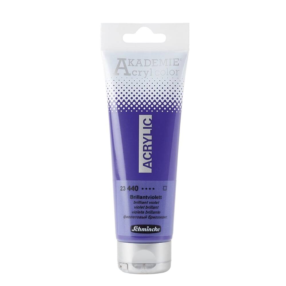 Schmincke Akademie Acrylic Paint 120 ml 440 Brilliant Violet