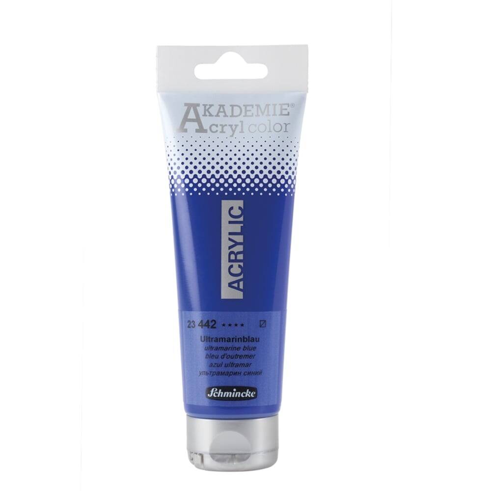 Schmincke Akademie Acrylic Paint 120 ml 442 Ultramarine Blue