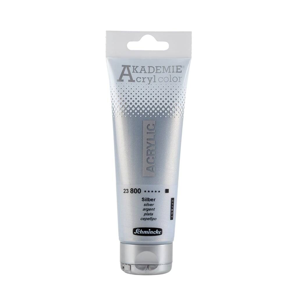 Schmincke Akademie Akrilik Boya 120 ml 800 Silver