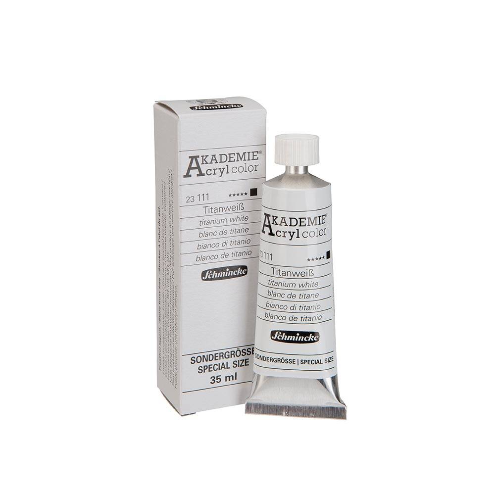 Schmincke Akademie Akrilik Boya 35 ml 111 Titanium White