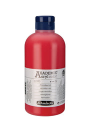 Schmincke Akademie Acrylic Paint 500 ml 333 Vermilion Red