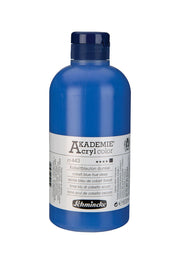 Schmincke Akademie Acrylic Paint 500 ml 443 Cobalt Blue Hue Deep