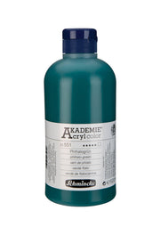 Schmincke Akademie Acrylic Paint 500 ml 551 Phthalo Green
