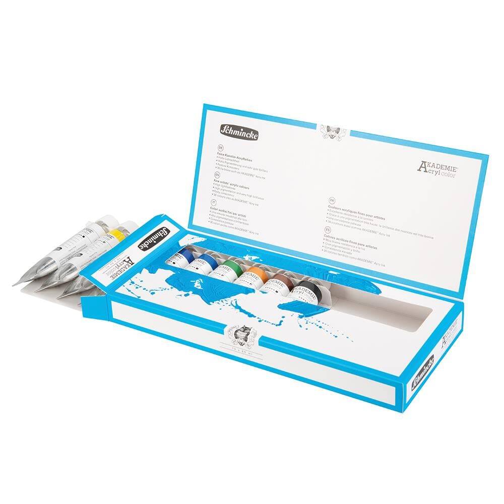 Schmincke Akademie Acrylic Paint Set 10 x 60 ml