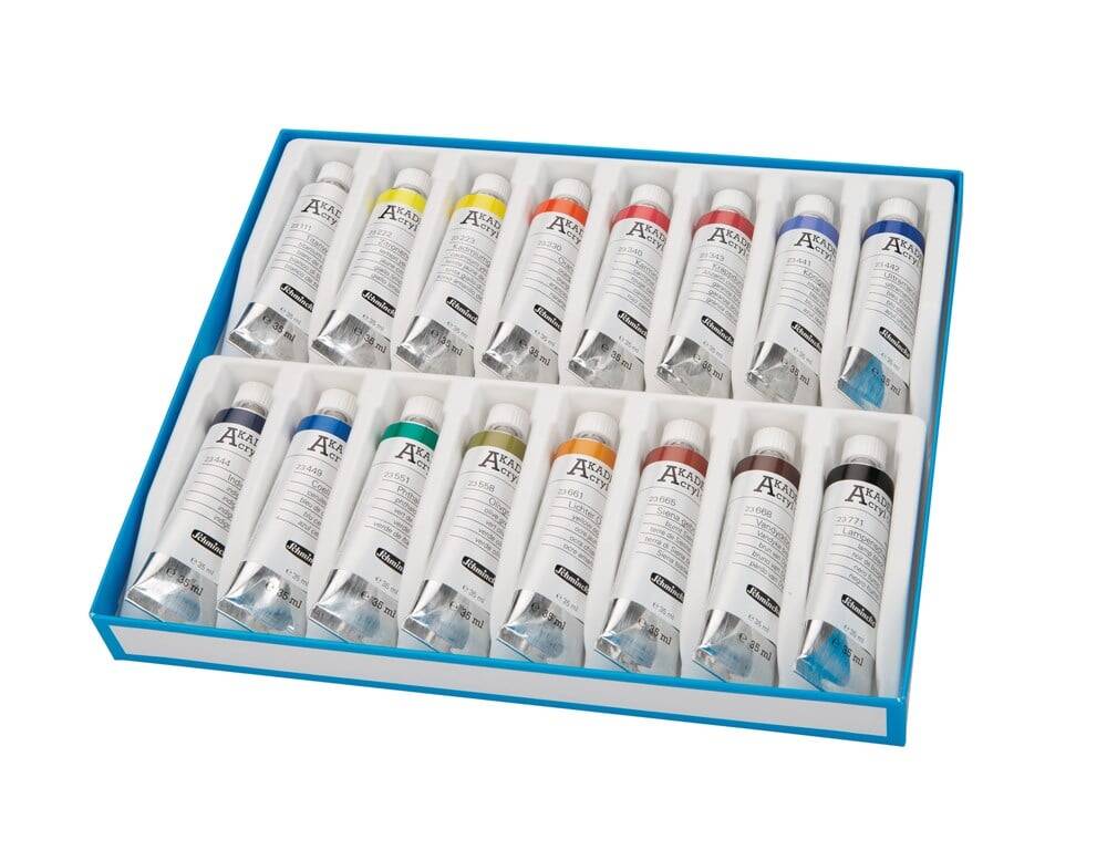 Schmincke Akademie Acrylic Paint Set 16 x 35 ml