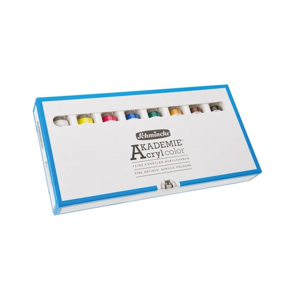 Schmincke Akademie Acrylic Paint Set 8 x 20 ml