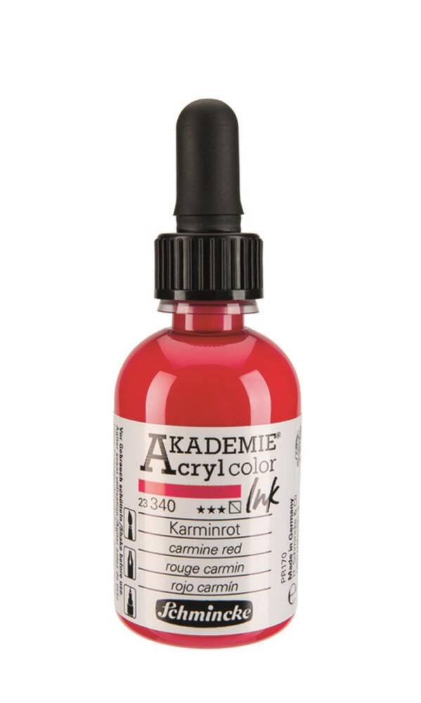 Schmincke Akademie Akrilik Mürekkep 50 ml 340 Carmine Red