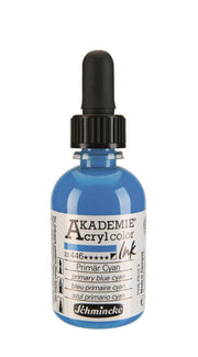 Schmincke Akademie Akrilik Mürekkep 50 ml 446 Primary Blue Cyan