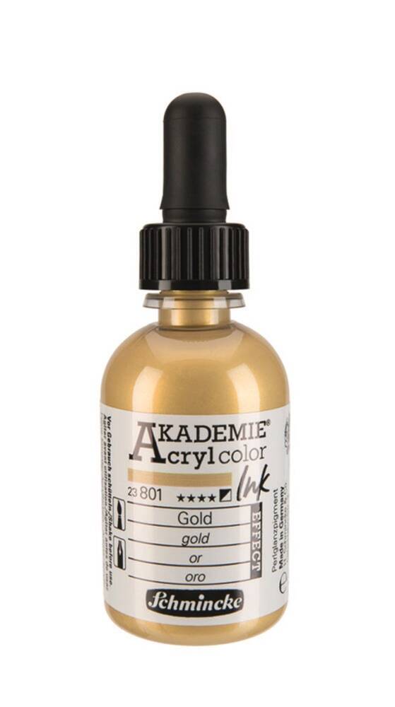 Schmincke Akademie Akrilik Mürekkep 50 ml 801 Gold