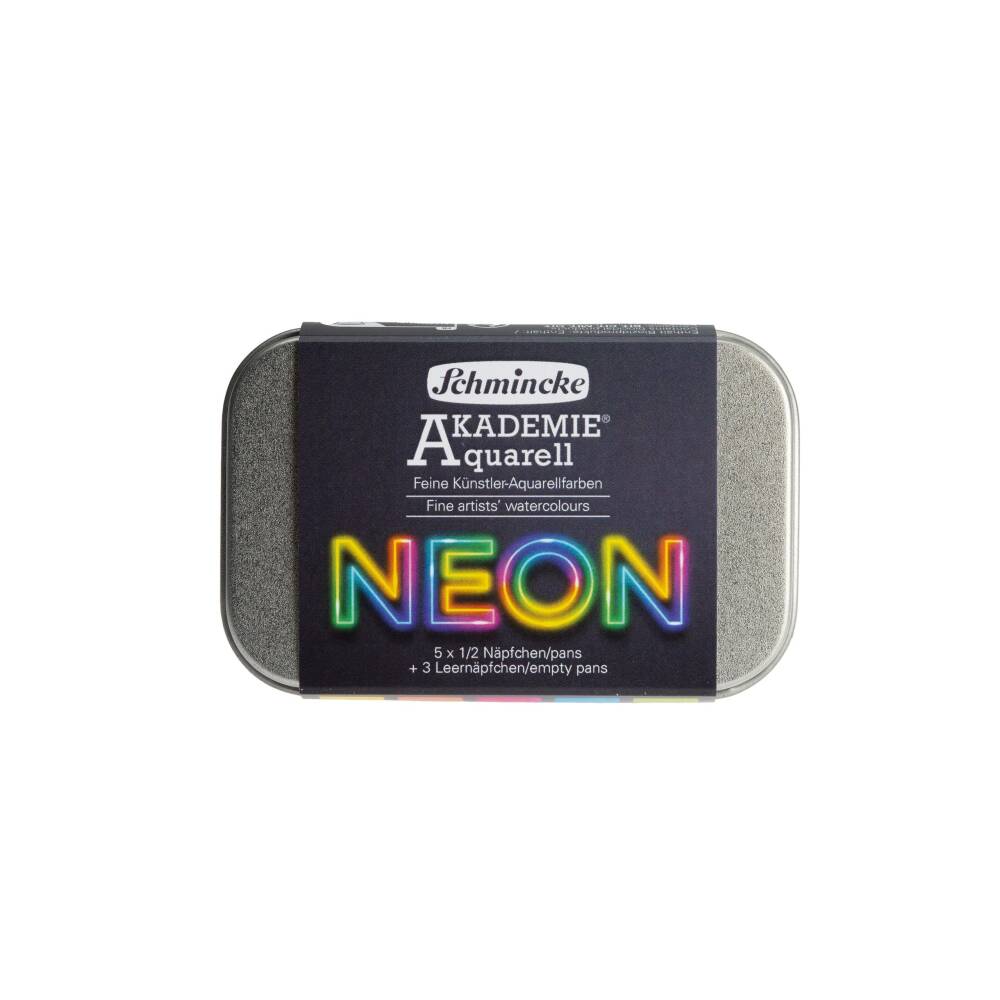 Schmincke Akademie Aquarell 5 Color Neon Colors