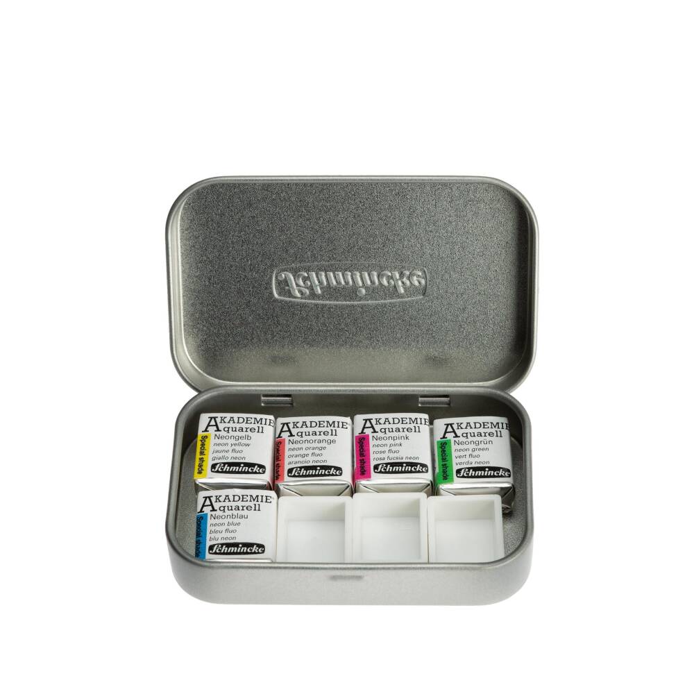 Schmincke Akademie Aquarell 5 Color Neon Colors