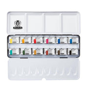 Schmincke Akademie Aquarell Metal Box Watercolor Set 12 X Full Pan 75312