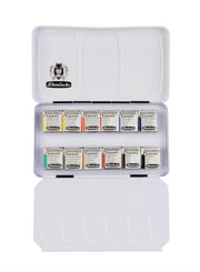 Schmincke Akademie Aquarell Metal Kutu Sulu Boya Seti 12 X Yarım Tablet 75112