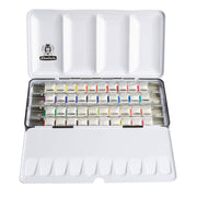 Schmincke Akademie Aquarell Plastik Kutu Sulu Boya Seti 40 x Yarım Tablet 75140