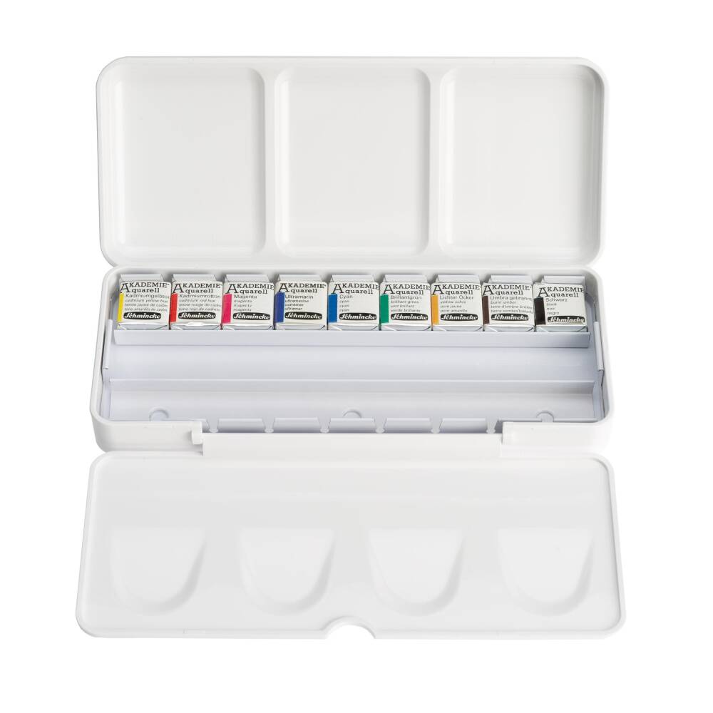 Schmincke Akademie Aquarell Sulu Boya Seti 9 X Yarım Tablet 75790