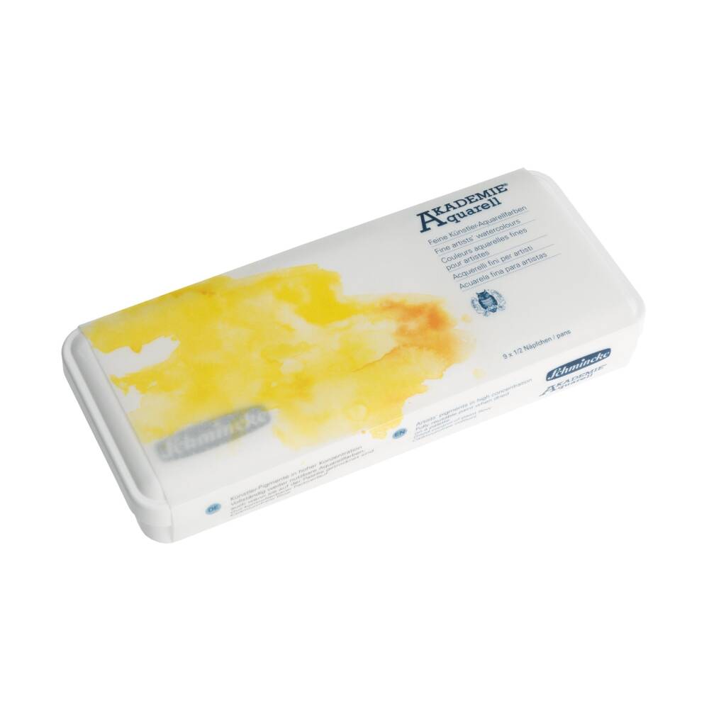 Schmincke Akademie Aquarell Sulu Boya Seti 9 X Yarım Tablet 75790